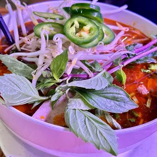 Spicy Beef Noodle Soup (Bún Bò Huế).