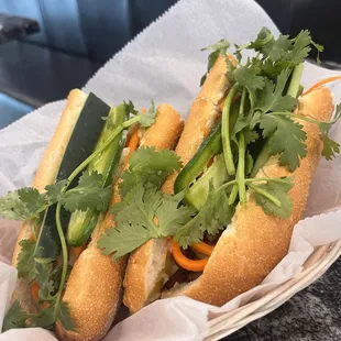 BM9. Banh M Xa Xiu (BBQ Pork on Baguette Bread)