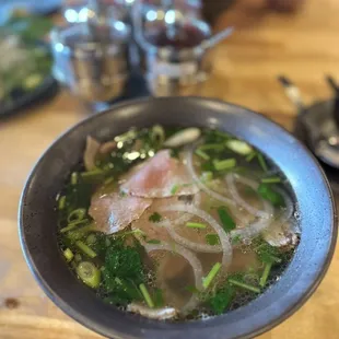 Ginger Rare Steak Pho