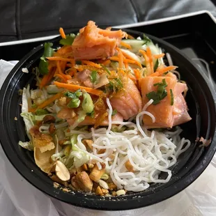 &quot;Vegan&quot; Smoke salmon vermicelli nope. Actually it&apos;s the real deal.