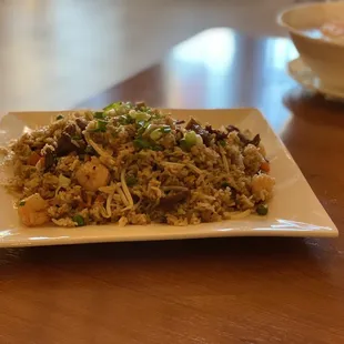 Combination rice,  the best I have had.  Very flavorful..