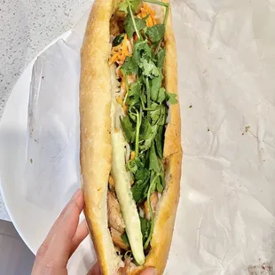 6. Grilled Chicken Sandwich (Banh Mi)