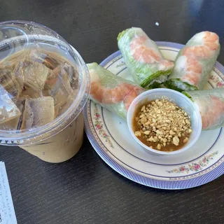 27. Spring Rolls With Shrimp And Steamed Pork