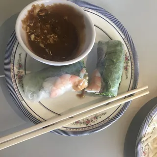 23. Grilled Shrimp Spring Rolls With Mango