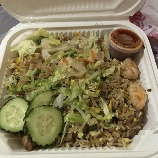 84. Chicken And/Or Shrimp Fried Rice