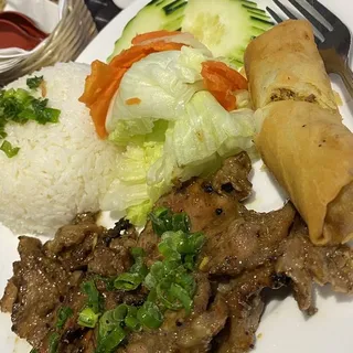 117. BBQ Pork Slice over Rice