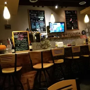 Acceptable selection of brews. Looks like they have specials and boba