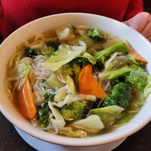 Pho w/ veggies, no tofu