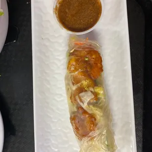 Grilled Shrimp Spring Rolls
