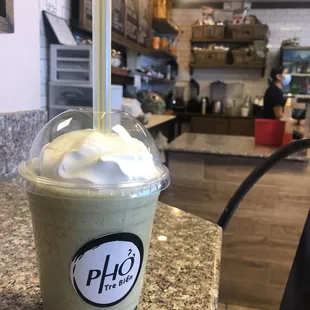 Waiting on my to go order .. Jazmin Boba