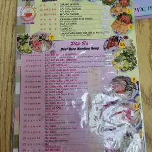 Menu Front Page