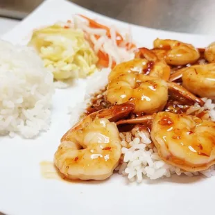 Sweet &amp; Spicy Shrimp Plate