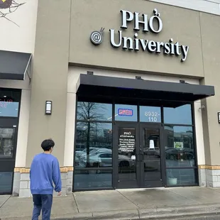 Establishment entrance