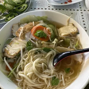 Best Pho and Tulsa homemade broth's homemade sauce and homemade tofu. This is a must stop.