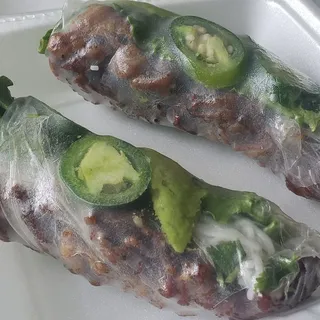 Grilled Pork Spring Roll