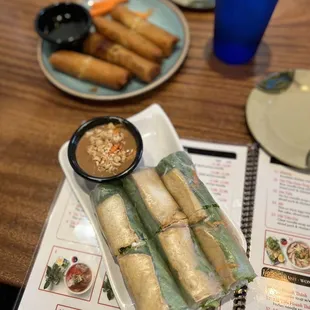 Tofu spring rolls