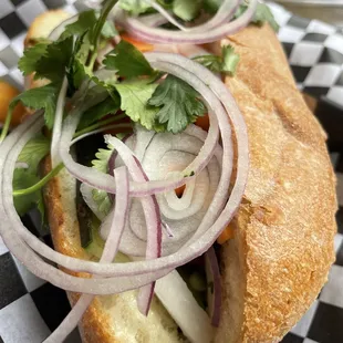 #22 Grilled Lemongrass Chicken Banh Mi