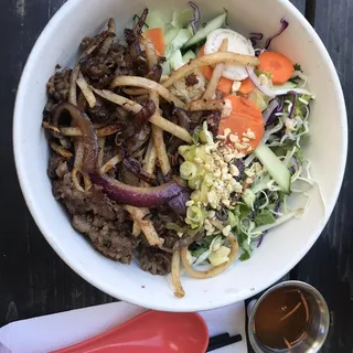 #13 Sauteed Lemongrass Beef Bowl with Jicama