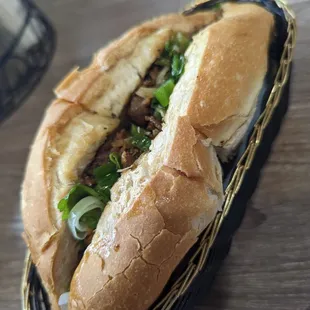 Beef banh mi
