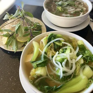 Tofu and veggie pho