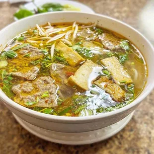 Spicy Noodle Soup With Tofu &amp; Beef