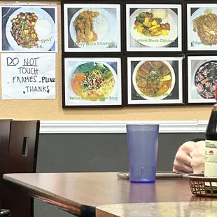 First thing we did was touch the frame. So sorry!  There's a giant sign.