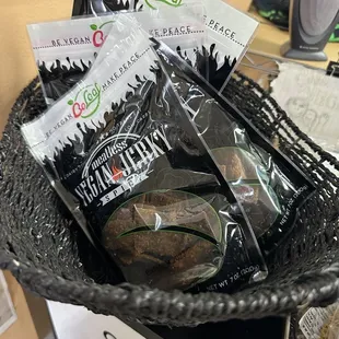 Packaged foods sold at the register