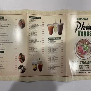 Menu front