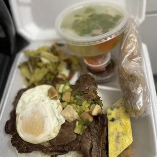 Take out - try new dish on their menu