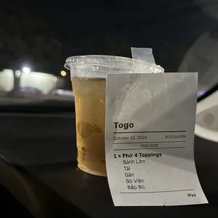 Pho take out! This place make really good pho