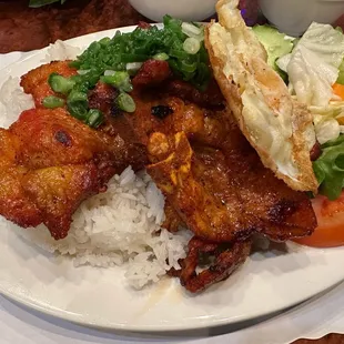 Pork chop com tam