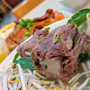 Rice Noodle Soup with Oxtail (Phở Đuôi Bò, $12 for a small bowl)