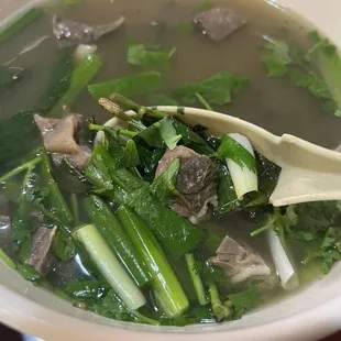 Special Beef Soup for the larb