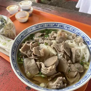 Pho Combo - Beef, Meatball, Tripe, Tendon