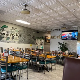 Interior of restaurant