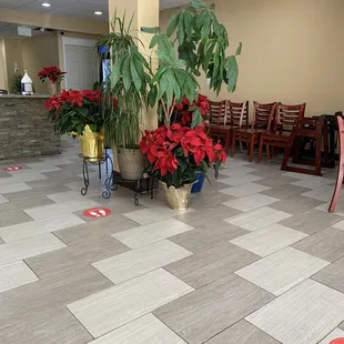 the lobby of a medical office
