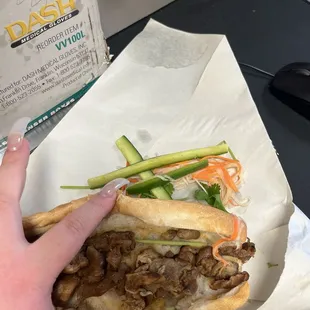 Pork V1. Grilled Pork- bun that nuong