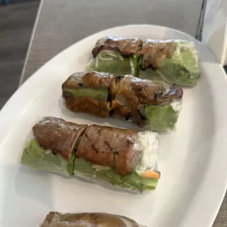 A1c Spring Rolls with Grilled Pork