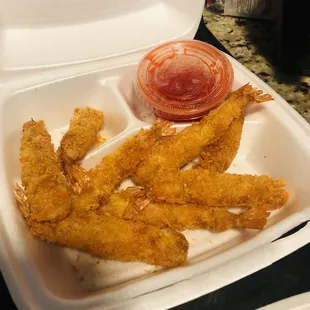 Fried shrimps very very good!!