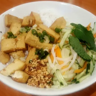 C8. Fried Tofu over Vermicelli Noodle
