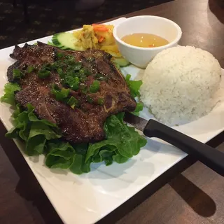 M1. Pork Chop over Rice