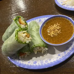 chicken spring rolls