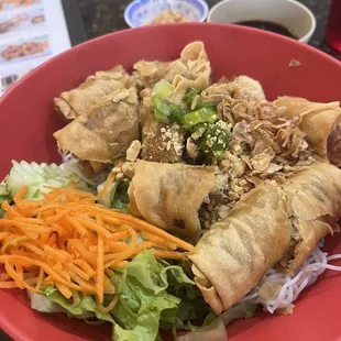 Vegan spring M3. Crispy Vegan Rolls Vermicelli