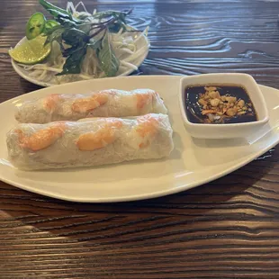 Pork n shrimp summer roll