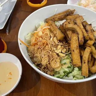 Tofu vermicelli bowl