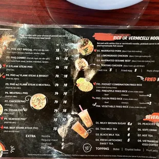 Menu Side 2