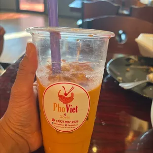 Thai iced tea- yummy