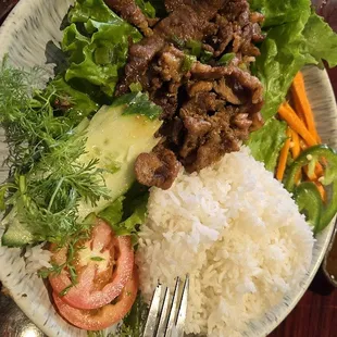 Beef Rice Plate