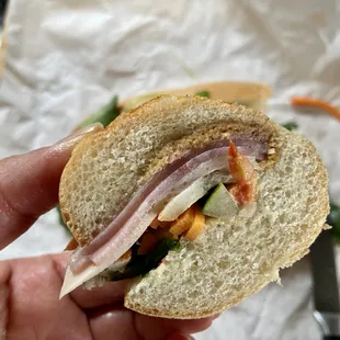 banh mi #12 (pork meatloaf)