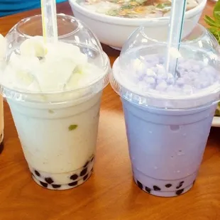 Boba smoothies